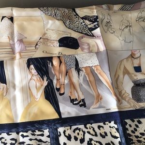 Dior fashion scarf